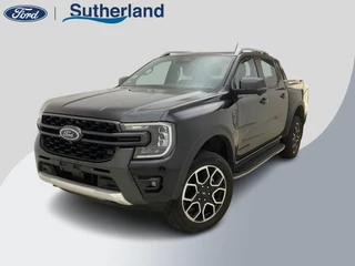 Hoofdafbeelding Ford Ranger Ford Ranger 3.0 V6 Wildtrak Double Cab EcoBlue 241pk!! | 2-zits|  BPM vrij | Rollertop | Trekhaak | Technology Pack | Uniek in Nederland | Verlengde fabrieksgarantie tot 03-2028