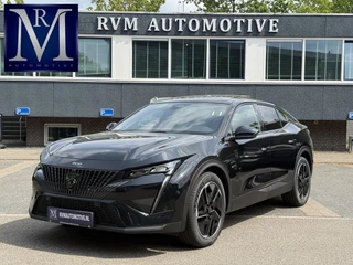 Peugeot e-408 GT 58 kWh NIEUWE AUTO 13KM!| FULL OPTION| PANO| FOCAL AUDIO| 360 CAMERA| ELEKTRISCHE ACHTERKLEP| ELEK. STOELEN| STOEL + STUURVERWARMING MET MASSAGE|