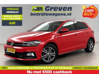 Volkswagen Polo 1.0 TSI 116PK R-line | LED | Virtual Cockpit | Adaptive Cruise | Carplay | Camera | Parkeersens.