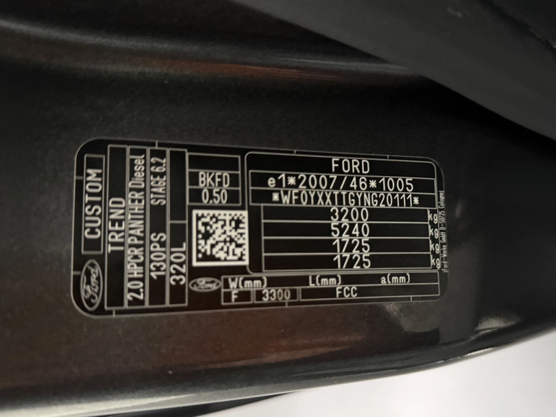 Hoofdafbeelding Ford Transit Custom