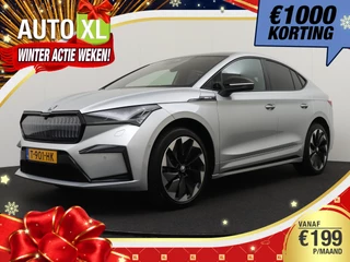 Škoda Enyaq Coupe iV 80 Kwh Sportline Pano-Dak Elek. Trekhaak 20'LMV Dodehoek 1k