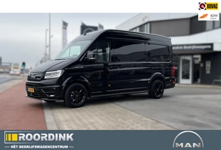 MAN TGE 3.140 L3H3 Black Lion, lederen bekleding, Zijflanken bumper en spiegels, deurrails in kleur, sidesteps, 18" LM BPM VRIJ!