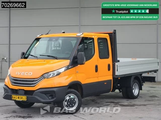 Iveco Daily 35C21 3.0 210PK 2025model Dubbel Cabine Open laadbak 3.5t Trekhaak CarPlay ACC LED Pritsche Pickup Airco Dubbel cabine Trekhaak