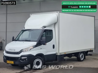 Iveco Daily 35S16 Automaat Bakwagen Laadklep Zijdeur Airco Cruise Euro6 Koffer Meubelbak Airco Cruise control