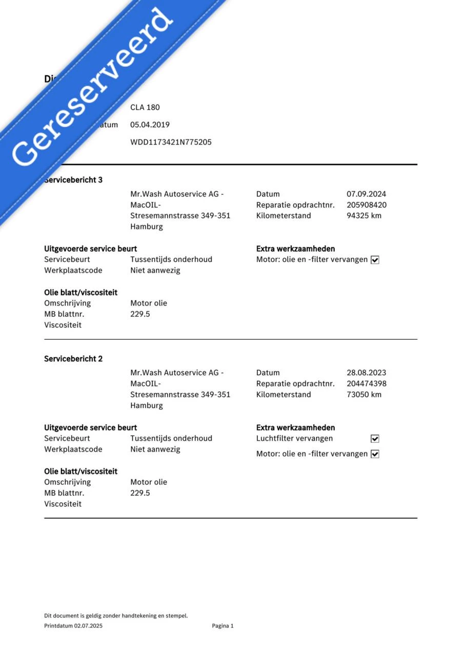 Hoofdafbeelding Mercedes-Benz CLA