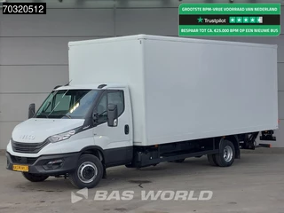 Iveco Daily 70C18 3.0L 1000KG Laadklep Automaat  Luchtvering Dubbellucht Bakwagen Airco Cruise Euro6 Meubelbak Koffer Airco Cruise control