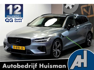 Volvo V60 2.0 T6 AWD 250kW/340pk Aut8 Recharge R-Design HARMAN/KARDON + SPORTSTOELEN + FOUR-C ONDERSTEL + MEMORY BESTUURDER + CAMERA + ADAPT.CRUISE + BLIS + LANE ASSIST + PILOT ASSIST + KEYLESS ENTRY&GO + STANDVERWARMING + ON-CALL + PARKSENSOREN + 19" LM-VELGEN!!
