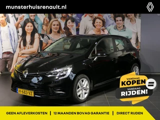 Renault Clio 1.0 TCe Zen - Occasion Lease vanaf €409 p/m - Dealer onderhouden! - 1e Eigenaar - Navi - Cruise