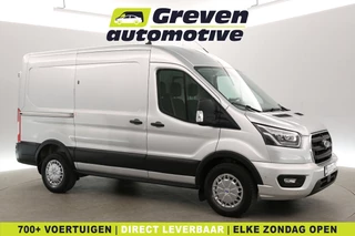Ford Transit 2.0 TDCI Limited 185PK L2H2 | Aut. | Airco | Cruise | Carplay | 3 Zits | Trekhaak | Navi | Bi-Xenon | Parkeersens.
