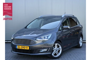 Ford Grand C-Max BWJ 2018 1.0 126 PK Titanium 7p. 7-ZITS | TREKHAAK | CLIMA | STUURVERW. | STOELVERW. | CAMERA | PRIV. GLAS | MULTIFUNCT. STUUR | CRUISE | KEYLESS | ISOFIX