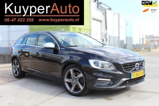 Volvo V60 2.4 D6 AWD Plug-In Hybrid R-Design 4 wheel vol leder trekhaak multimedia voorb