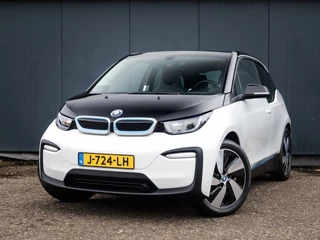 BMW i3 Basis 120Ah 42 kWh (170 PK) 1e-Eig. & Keurig-Onderh. BOVAG-Garantie. NL-Auto. Warmtepomp, Cruisecontrol, Keyless-Start, Parkeersensoren, Navigatie, Airco, Bluetooth, Stoelverwarming, Licht-Zicht-Pakket, Lm-Velgen-19Inch, Privacy-Glas