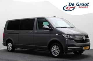 Volkswagen Transporter 2.0 TDI DSG 150 PK L2H1 DC 5-Zits, Airco, Cruise, Navigatie, Apple Carplay, PDC, 16''