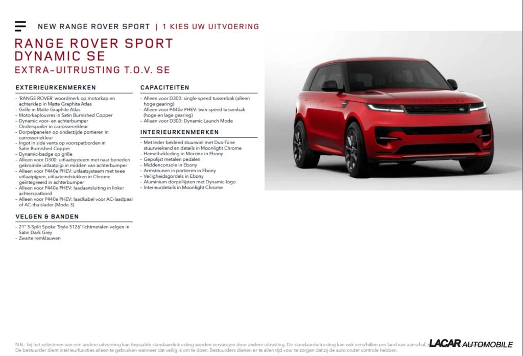 Hoofdafbeelding Land Rover Range Rover Sport