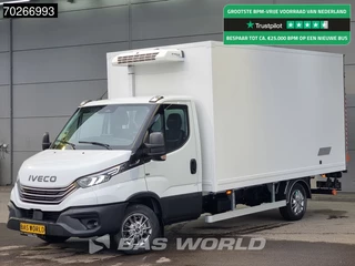 Iveco Daily 35S18 3.0L Laadklep Koelwagen Vriezer Thermoking V-200 MAX 220V stekker -18 LED Navi Airco ACC Koel Koeler Kühler Kühlwagen Kühlkoffer Vries Frigo Bakwagen Airco
