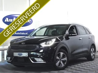 Kia Niro 1.6 GDi Hybrid DynamicLine LEDER CARPLAY ACC STUUR/STOELVW '17