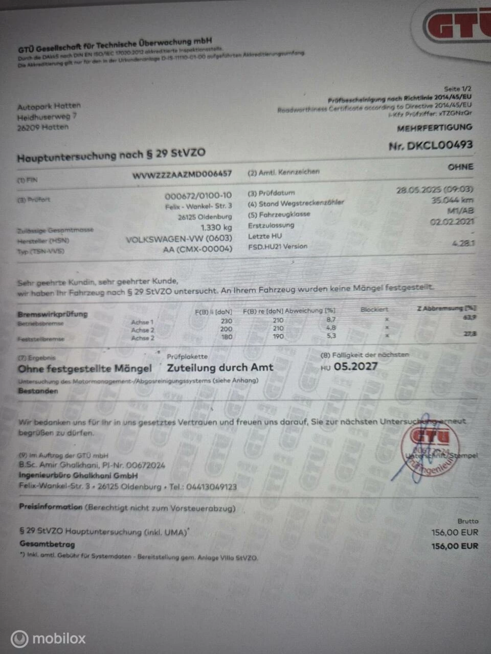 Hoofdafbeelding Volkswagen up!