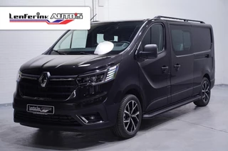 Renault Trafic 2.0 DCi 170 pk Dubbel Cabine Aut. Navi, 18" LMV 2x Schuifdeur, LED Koplampen, Dakrails, Treeplanken, 5-Zits, Nieuw