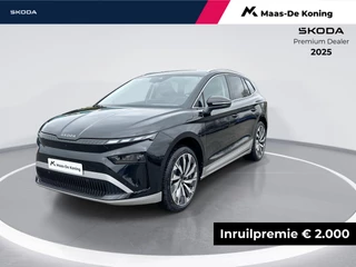 Hoofdafbeelding Škoda Enyaq iV Škoda Enyaq iv Business Edition Elektromotor 210 kW / 286 PK SUV | 21'' lichtmetalen Velgen | Metallic Lak | Lounge interieur | 2000,- inruilvoordeel!!