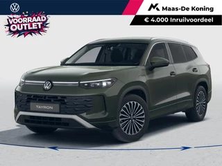 Volkswagen Tayron Life Edition 1.5 eHybrid 204 pk 6 versn. DSG · Comfort pakket · Trekhaak inklapbaar, met elektrische ontgrendeling, incl. aanhangermanoeuvreerhulp Trailer Assist · Voorraad OUTLET · Prijs is inclusief inruilpremie ·