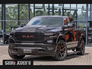 Hoofdafbeelding Dodge Ram 1500 Dodge Ram 1500 LIMITED NIGHT | LPG | COVER| XB9 | MWK | VIRUAL | HUD ADG | SER LUCHTVERING | MEEST VOLLE UITVOERING | 5.7 V8 HEMI 402PK | CREW CAB | DUBBELE CABINE | DC | 5 PERSOONS | GRIJSKENTEKEN BEDRIJFS AUTO | VOORRAAD NUMMER 2167 - 6454  |