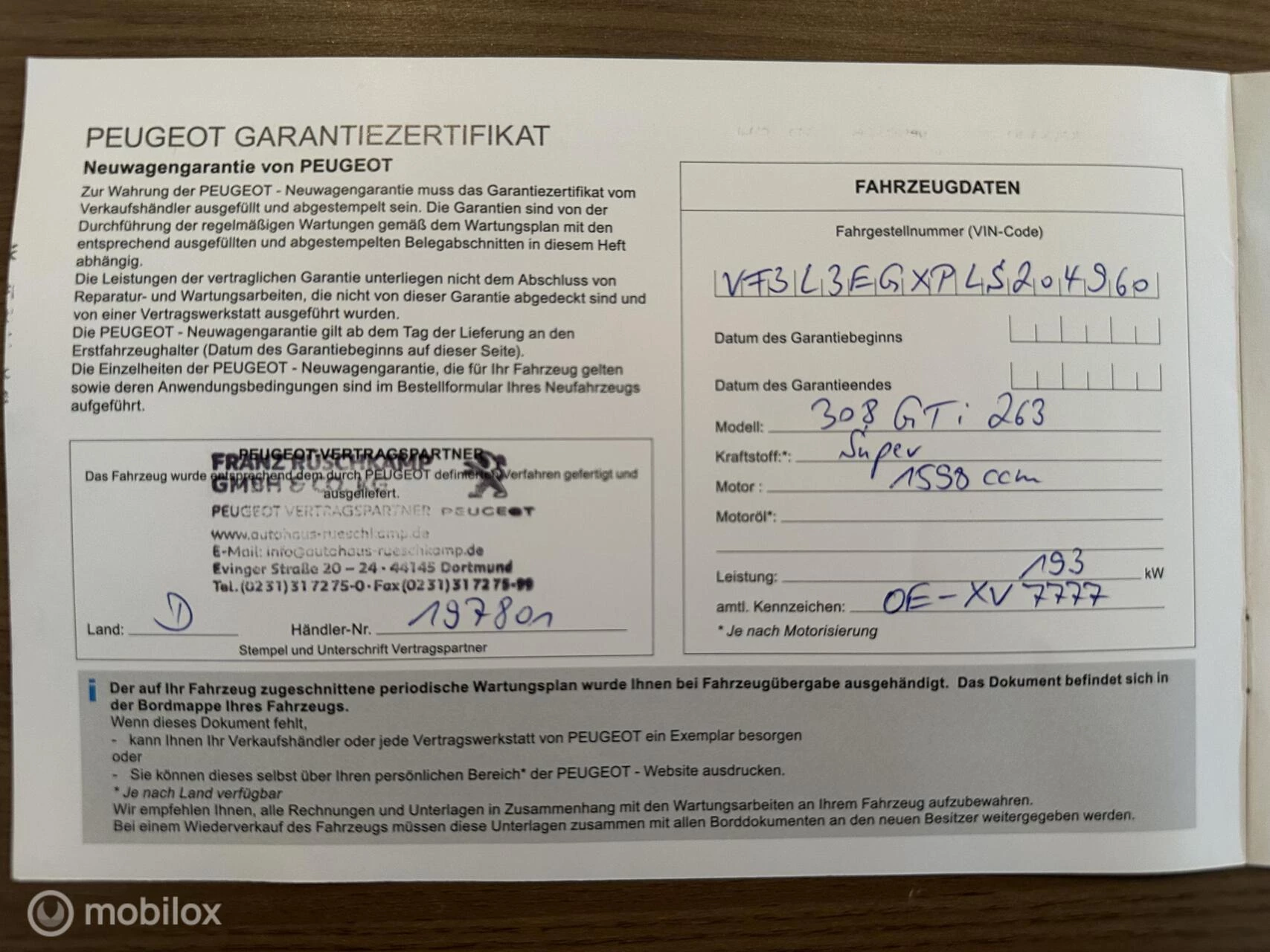 Hoofdafbeelding Peugeot 308