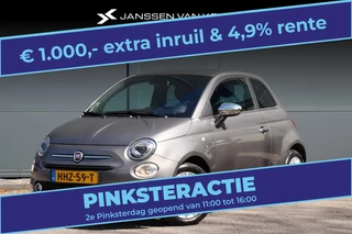 Fiat 500 1.0 Hybrid Dolcevita / Airco / Uconnect / Cruise Control / 15" LMW