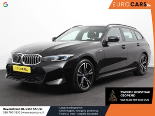BMW 3-serie Touring 330e Touring M Sport PHEV | DEMO ! | Navigatie Climate Control Lichtmetalen velgen LED Virtual Cockpit Parkeersensoren Voor en Achter Achteruitrijcamera Apple carplay/ Andriod auto Stoelverwarming Stuur verwarming Elektrische achterklep Prijs Incl. BOVAG Garantie