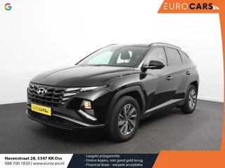 Hoofdafbeelding Hyundai Tucson Hybrid Hyundai Tucson 1.6 T-GDI HEV Comfort Climate control Adaptieve cruise control Parkeersensoren Achteruitrijcamera Navigatie Voorstoelen verwarmd Apple Carplay/ Android Auto