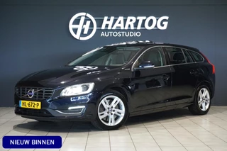 Volvo V60 2.4 D6 Twin Engine R-Design * dealer onderhouden * + PANODAK / STANDKACHEL / MEMORY