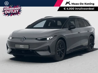 Hoofdafbeelding Volkswagen ID.7 Volkswagen ID.7 Limited Edition 59 kWh accu, 204 PK · Achteruitrijcamera · Draadloze telefoonlader · Sfeerverlichting · Rondomzichtcamera · Voorraad OUTLET · Prijs is inclusief inruilpremie ·