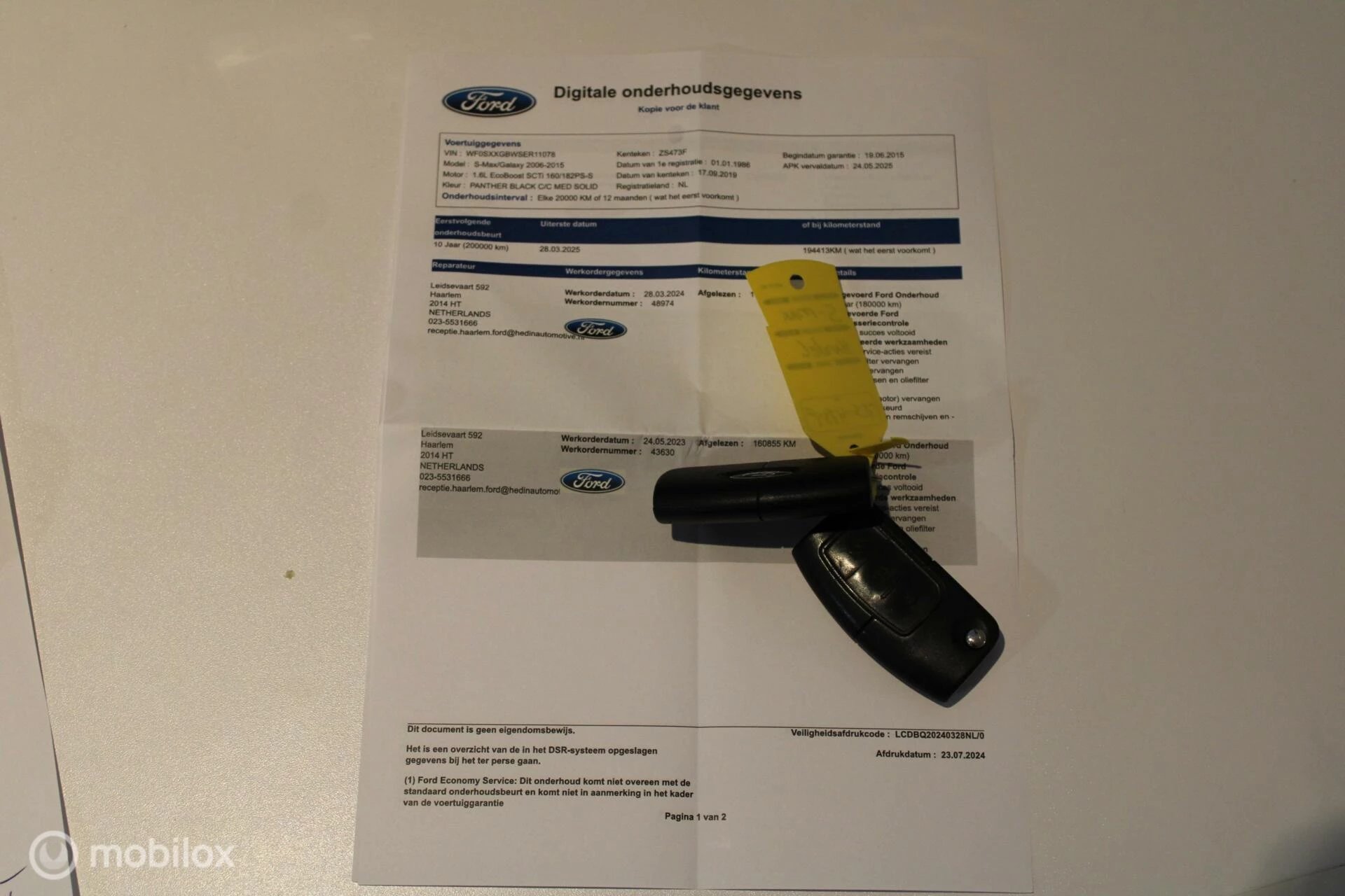 Hoofdafbeelding Ford S-Max