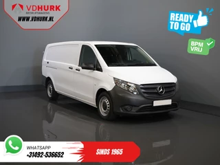 Mercedes-Benz Vito 116 CDI Aut. L3 XL BPM VRIJ! Carplay/ Stoelverw./ 270Gr. Deuren/ Cruise/ Airco/ Navi/ Camera/ PDC
