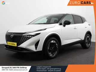 Nissan Qashqai 1.3 MHEV Automaat N-Connecta Navigatie Climate Control Sfeerverlichting Camera 360 Led Dab Verwarmde voorstoelen Adaptive Cruise Control Digitale Cockpit Lichtmetalen Velgen