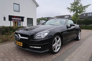 Hoofdafbeelding Mercedes-Benz SLK Mercedes SLK-klasse 200 Aut AMG NAVIGATIE|PDC|BLUETOOTH|AIRCO|LED|AIRSCARF|LEDER