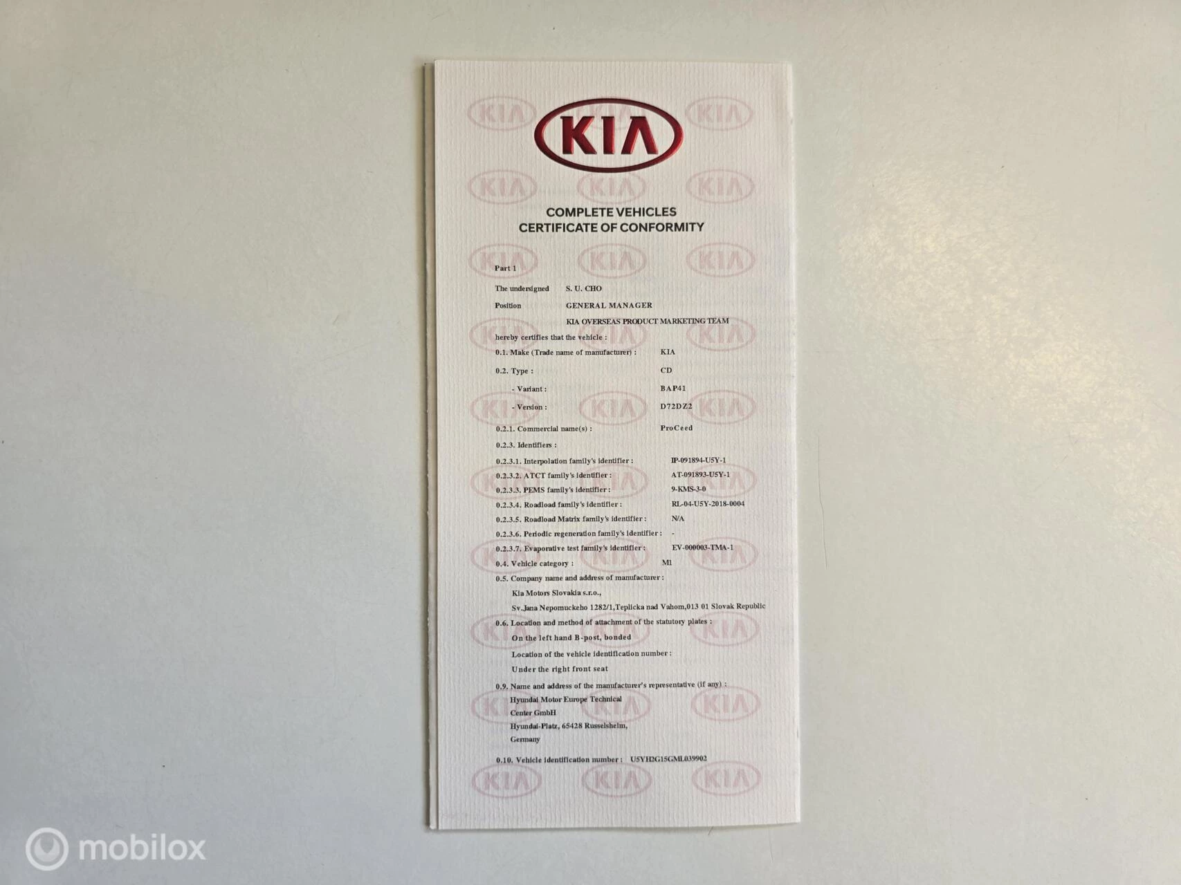 Hoofdafbeelding Kia ProCeed
