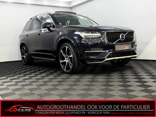 Volvo XC90 2.0 T8 Twin Engine AWD Inscription 7P Panoramadak, Camera, Navi, Leder, Rijstrook correctie, Elektrische achterklep, Cruise control, Apple carplay