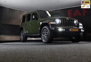 Jeep WRANGLER UNLIMITED 4xe 380 80th Anniversary / Acc / 360 Camera / Dode Hoek / Leder / Navi / Ecc / Elek Pakket / Xenon / Pdc