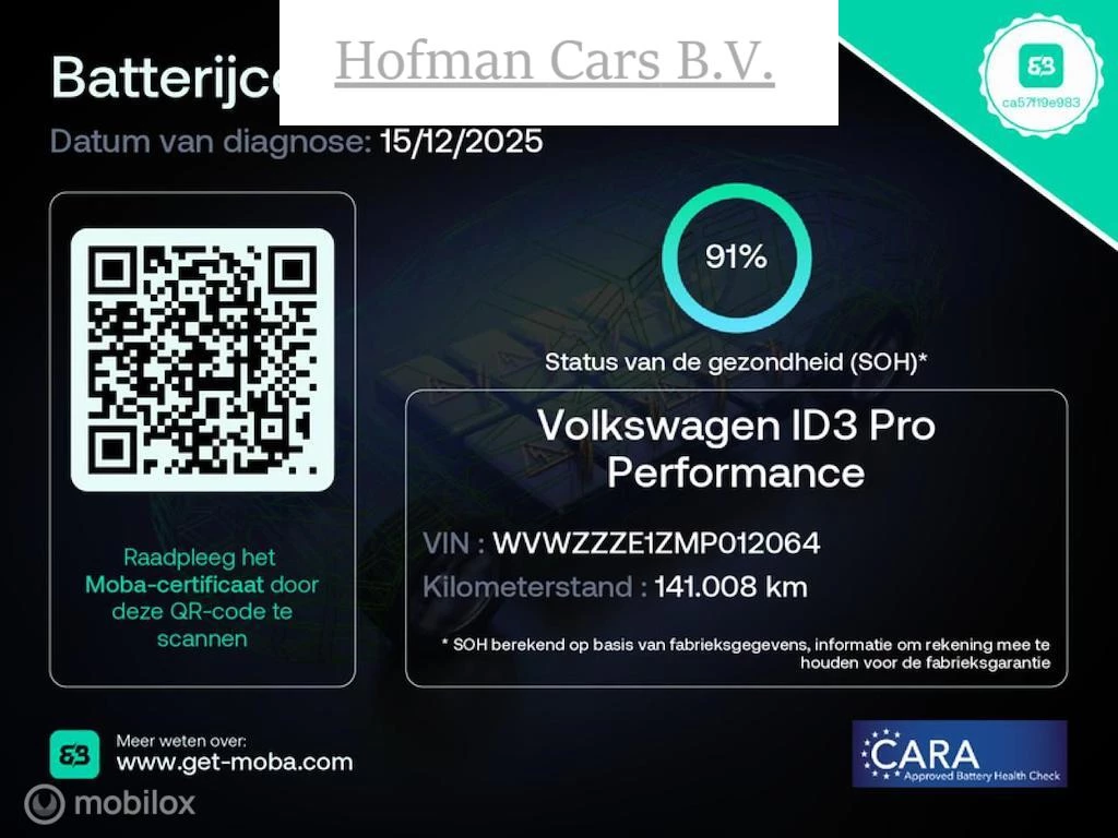 Hoofdafbeelding Volkswagen ID.3