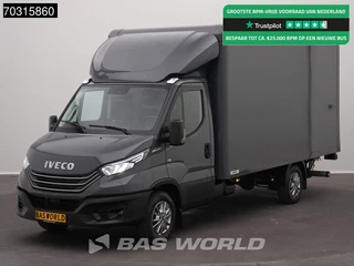 Iveco Daily 35S21 BPM Vrij! Automaat Luchtvering 210PK Bakwagen LED Airco Cruise Camera Euro6 Meubelbak Koffer Airco Cruise control