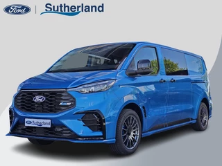 Hoofdafbeelding Ford E-Transit Custom Ford e-Transit Custom DC 320 L2 MS-RT 280pk electric | Dubbele Zijschuifdeur | Inklapbare Trekhaak | Programmeerbare Interface Module | Ford Voorraad |