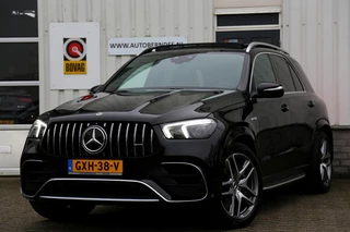 Hoofdafbeelding Mercedes-Benz GLE Mercedes-Benz GLE AMG 63 4MATIC+ TCT 9G*BTW*1ste Eig*Perfect Onderh.*Luchtvering ADS+/Sportuitlaat/Pano/Drivers Pack./EARS/DTR+Q/MBUX/3D Burmester/ACC/Elek. Trekhaak/Standkachel/HUD/Memorie/Multibeam LED/360/Sfeerverl./Dodehoek/21 inch LM/VOL*