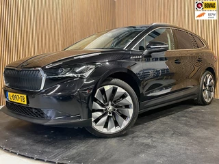Skoda Enyaq iV 80|92%SOH|GROTE ACCU|BLACK EDITION|TREKHAAK|ACC|LEDER|PANO|STOEL+STUURVERW|CARPLAY|CAMERA|NAVI|INCL.BTW|1e EIGENAAR