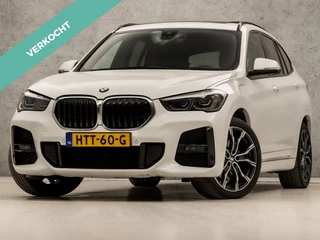 BMW X1 xDrive25e M Sport 221Pk Automaat (PANORAMADAK, M PAKKET, GROOT NAVI, MEMORY SEATS, CAMERA, DEALER ONDERHOUDEN, LEDER, ELEK ACHTERKLEP, GETINT GLAS, NIEUWSTAAT)