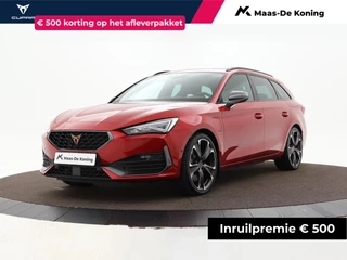 CUPRA Leon Sportstourer 1.4 245pk DSG e-Hybrid VZ Performance · Camera · Keyless · Apple/Android Car Play · Elek. Trekhaak · Elek. Achterklep · Navi · 19'' Inch · garantie t/m 27-02-2027 of 90.000km