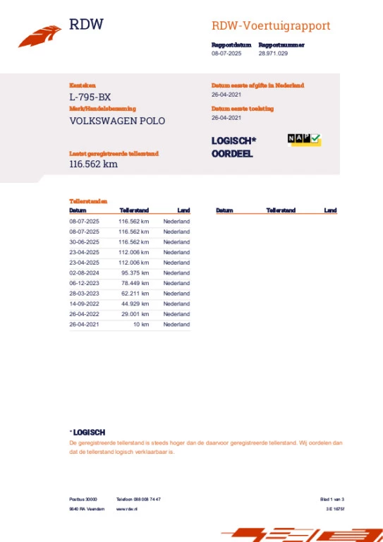 Hoofdafbeelding Volkswagen Polo