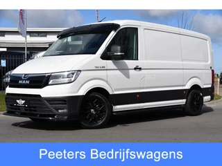MAN TGE 35 2.0 L3H2 Black & White Edition Adaptieve Cruise, Camera, Carplay, 177PK, LED, Sensoren, Trekhaak, Stoelverwarming, UNIEK!