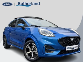 Ford Puma 1.0 EcoBoost Hybrid ST-Line Automaat 125pk | Panoramadak | Trekhaak afneembaar | Winter Pack | Adaptive cruise control  | Elektrische achterklep | Matrix LED | Keyless Entry | Navigatiesysteem | Privacy glass