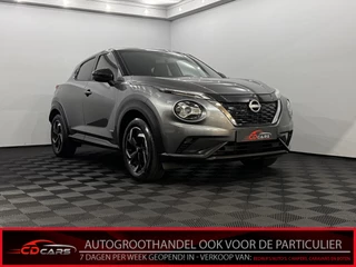 Nissan Juke 1.6 Hybrid N-Connecta 14PK, Half leder, Camera, Apple carplay, Rijstrook correctie, Cruise control, Keyless start