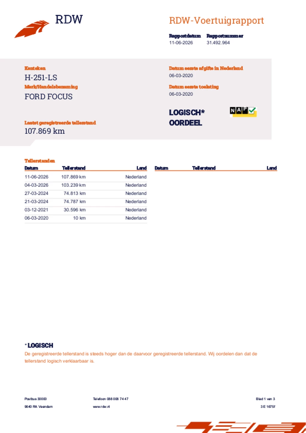 Hoofdafbeelding Ford Focus